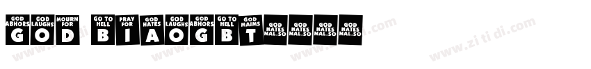 God biaoGBT字体转换